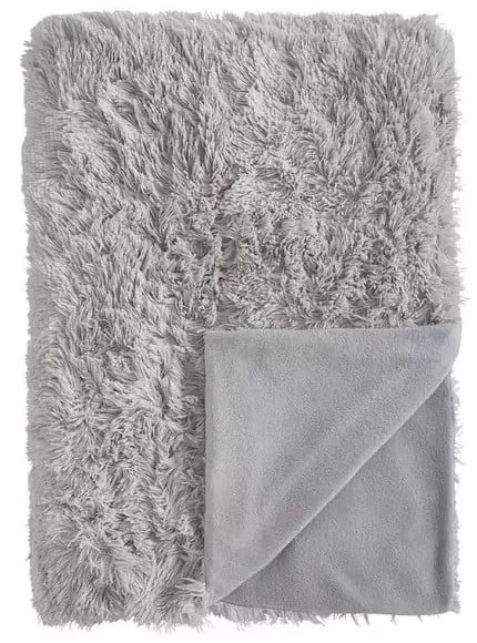 Biancheria da letto in micropanno grigio chiaro , 200 x 200 cm Cuddly - Catherine Lansfield