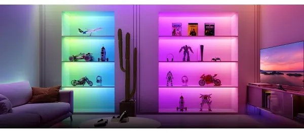 Govee - LED RGBWWIC Striscia di prolunga dimmerabile Striscia luminosa 2 Pro 1m Wi-Fi Materia