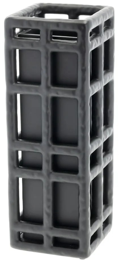 Vaso nero in poliresina fatto a mano (altezza totale 30 cm) Lyst – Villa Collection