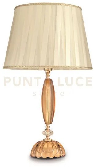 Lampada da tavolo in vetro e cristallo cecilia lg.cecilia-1a