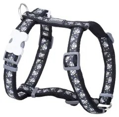 Imbracatura per Cani Red Dingo STYLE DIAMOND 45-66 cm Nero 36-59 cm