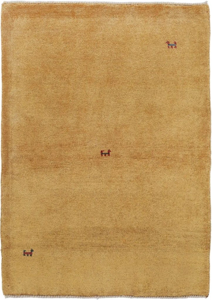 Gabbeh Tappeto 110 x 150 (Iran) Annodato A Mano