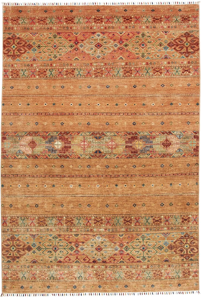 Samarkand Tappeto 170 x 250 Marrone (Pakistan) Annodato A Mano