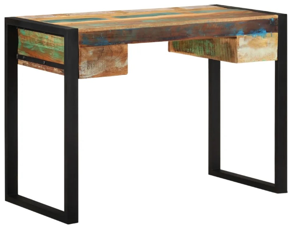 Scrivania İn Legno Massello Anticato /