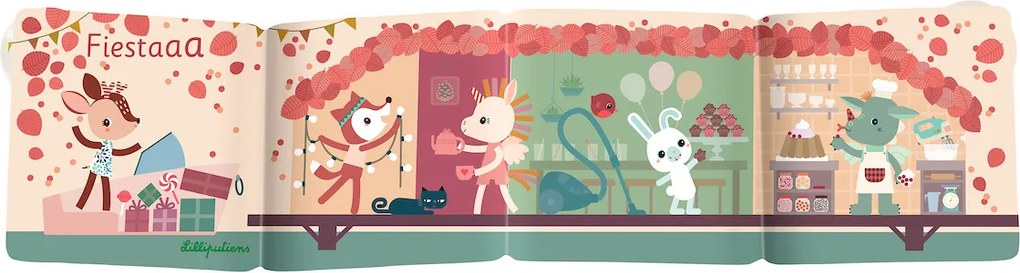 Lilliputiens - Pannello magico per il bagnetto - Fiesta