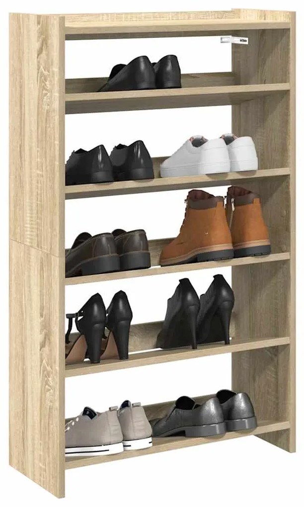 Scarpiera Rovere Sonoma 60x25x100 Cm İn Truciolato /
