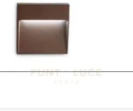 Free square segnapasso da esterno 4000k 180lm 3w ip54 corten