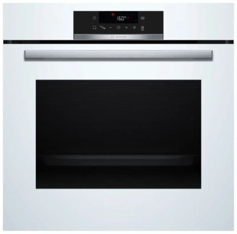 Forno pirolitico multifunzione da incasso 71L 60cm, bianco - HBA572BW3F - bosch