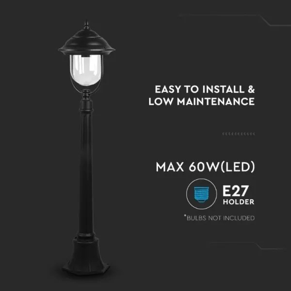 Lampada da esterno 1xE27/60W/230V 111 cm IP44