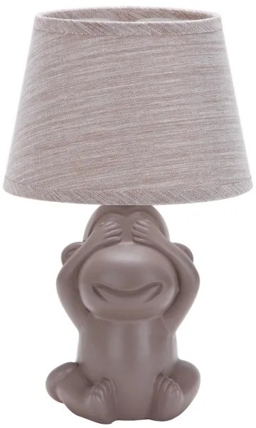 ONLI - Lampada da tavolo MONKEY 1xE14/6W/230V marrone
