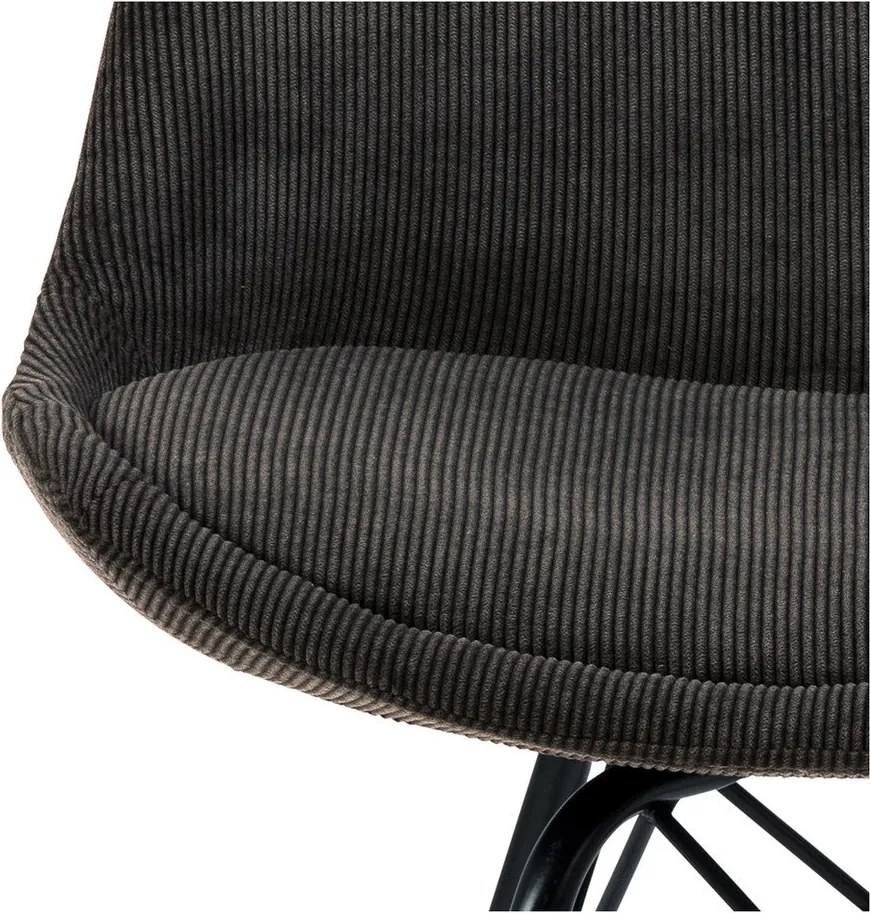 Sedia da pranzo grigio scuro Eris - Actona