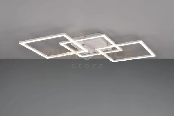 Trail plafoniera/applique led 31w 3800lm, 4000k bianca orientabile ...