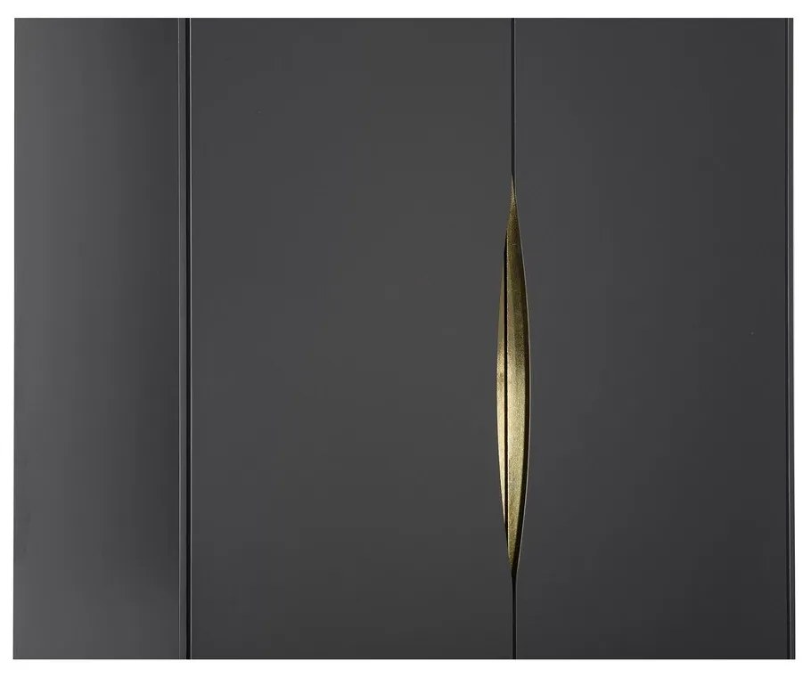 Armadio grigio scuro 80x195 cm Kobe - Woodman