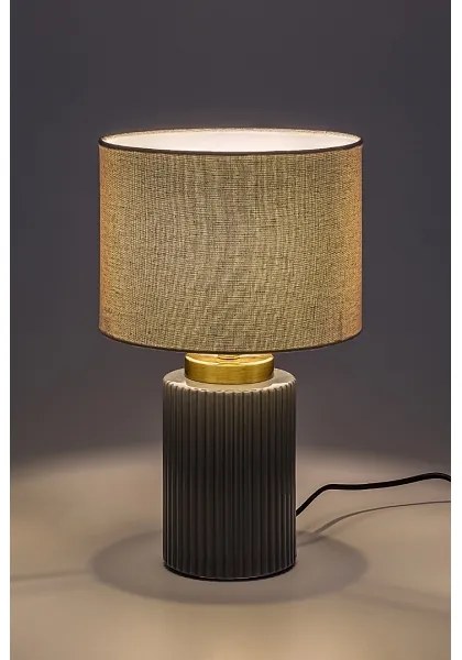 Rabalux 74045 - Lampada da tavolo GLOVY 1xE14/40W/230V grigia