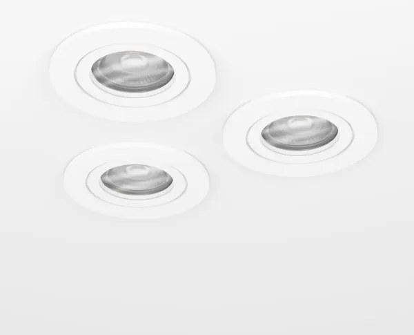 Eglo 902242 - Set 3x faretto LED da incasso BARRANCO 1xGU10/4,5W/230V bianco