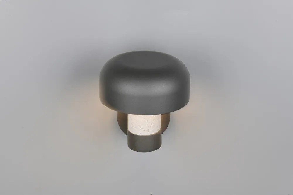 Illuminazione esterna da parete (altezza totale 24,5 cm) Fraser – Trio