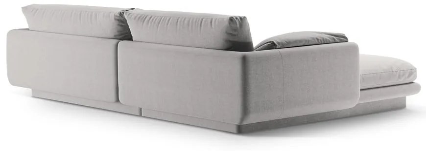 Divano angolare grigio chiaro (angolo destro) Torino - Micadoni Home