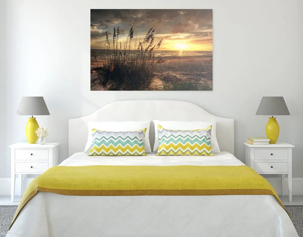 Quadro su tela – Tramonto sulla spiaggia