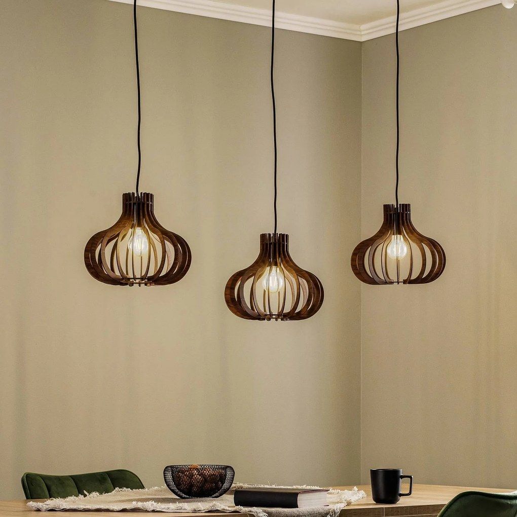 Lampada a sospensione Lawenta Lindby, dimmerabile, Nero, Soggiorno / Sala da pranzo, Metallo, Moderno, Lampada a sospensione