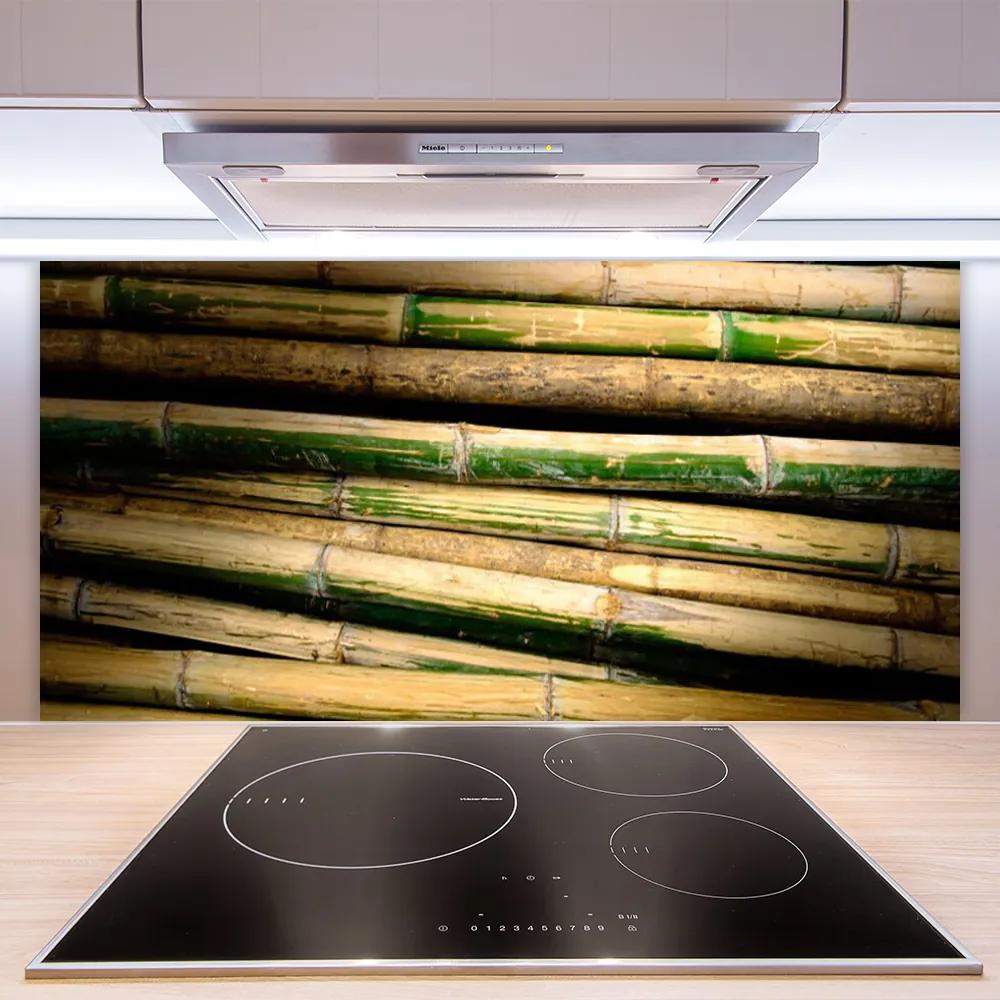 Rivestimento parete cucina Bambù Pianta Natura 100x50 cm