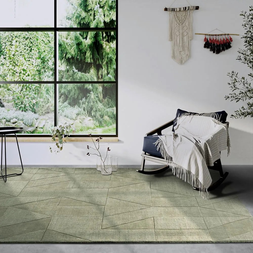 Tappeto verde in lana tessuto a mano 160x230 cm Ursule - Villeroy&Boch