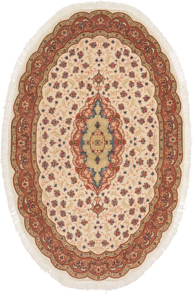 Tabriz Tappeto persiano 100x160 (Iran) Annodato A Mano