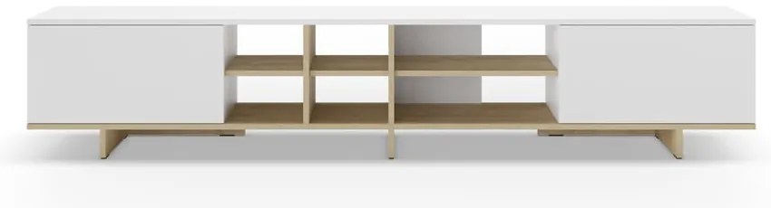 Tavolo TV bianco 230x44 cm Cequoia - Marckeric