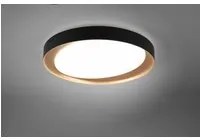 Plafoniera Zeta Led Dimmerabile 48 cm Nero E Oro Trio Lighting