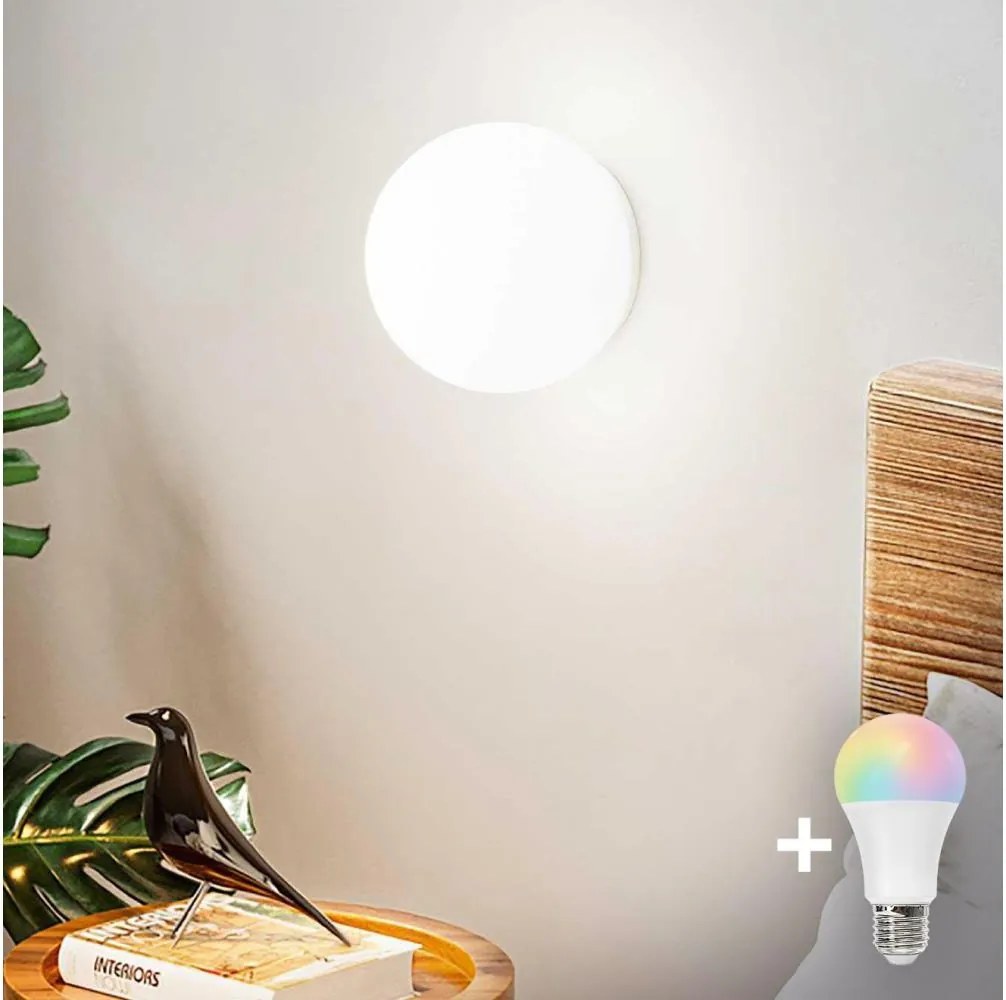 Ideal Lux 59815 - Lampada da parete LED RGBW MAPA 1xE27/9W/230V
