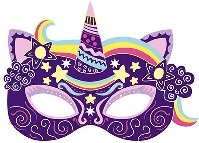 Scratch art - Maschere da festa