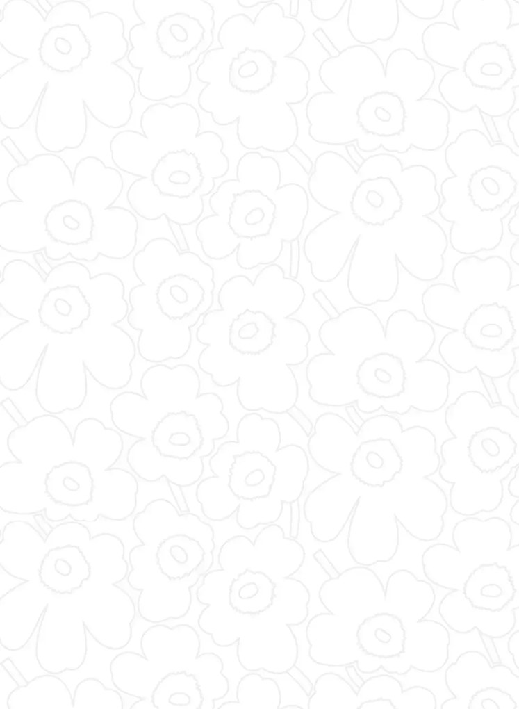 Marimekko Carta da parati Piirto Unikko - 25910