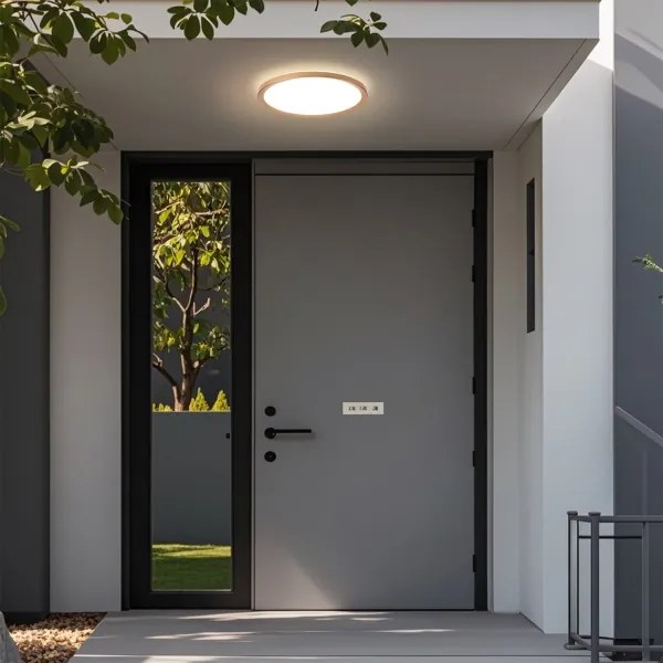 Brilagi - Plafoniera LED da bagno Ultra Slim 18W/230V Ø 30 cm oro rosa IP54