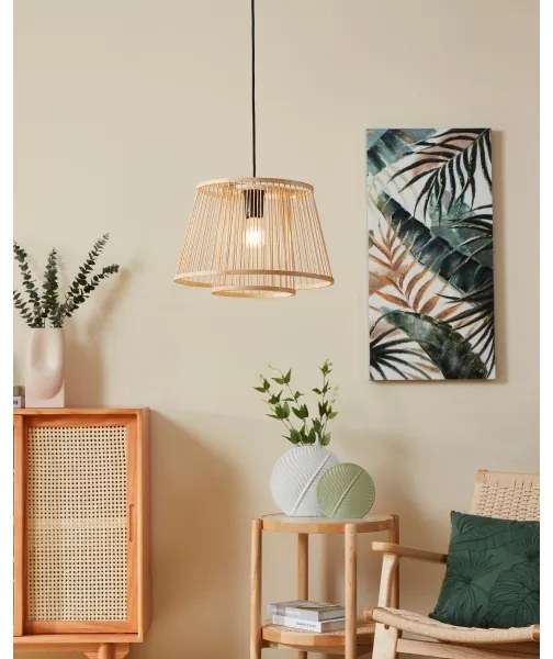 Eglo 43852 - Lampadario a sospensione con filo HYKEHAM 1xE27/40W/230V