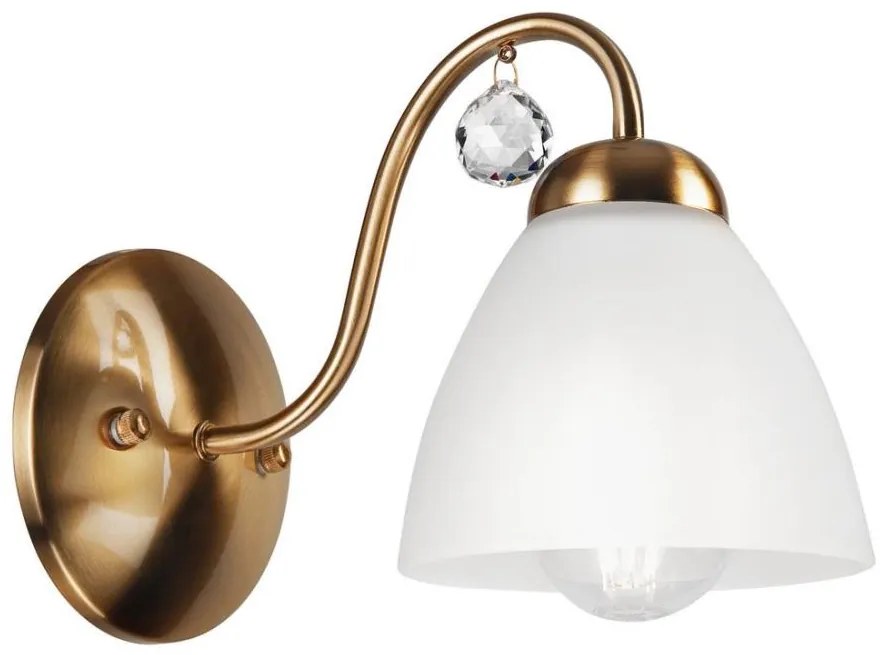 Lampada da parete MIRANDA 1xE27/60W/230V oro