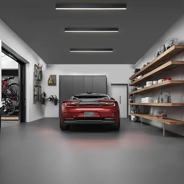 Brilagi - Plafoniera a LED per bagno SLEEKLINE LED/40W/230V nera IP44