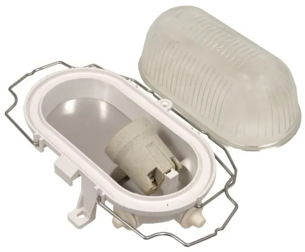 Plafoniera da esterno RADUS 1xE27/60W/230V IP54 bianca