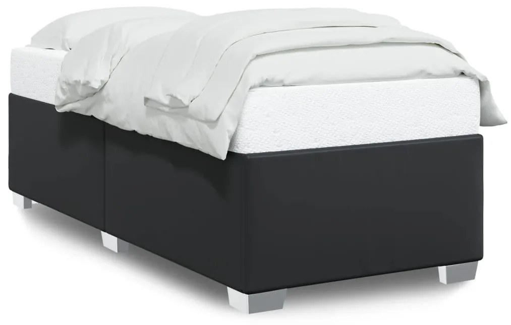 Giroletto Nero 90x200 Cm İn Similpelle /