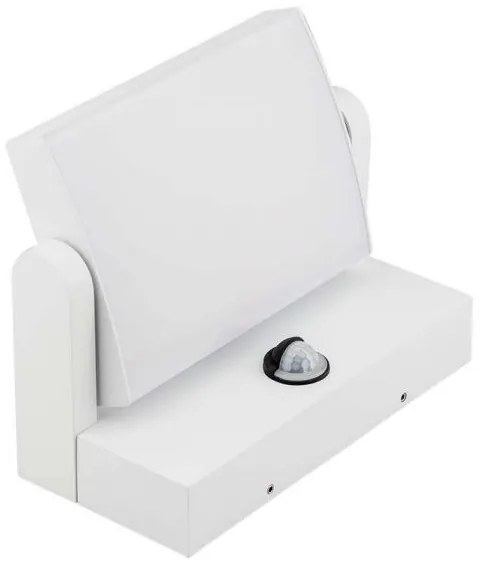 Lampada da parete per esterni LED con sensore LED/17W/230V 4000K IP65 bianco
