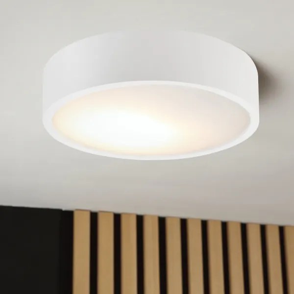 Plafoniera NATURAL 1xE27/15W/230V diam. 27,5 cm pino/bianco