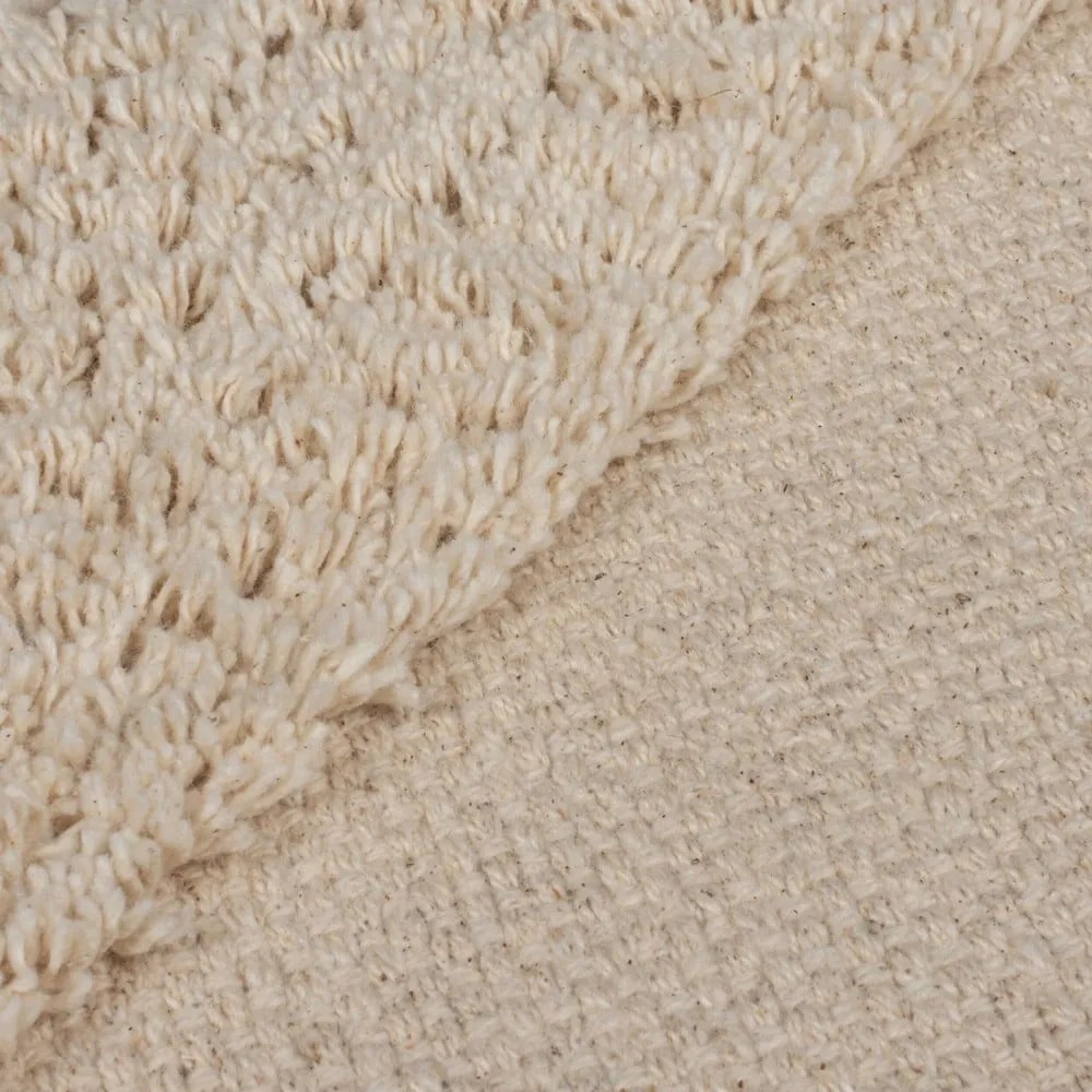 Tappeto in cotone beige 160x230 cm Tessa Diamond - Flair Rugs