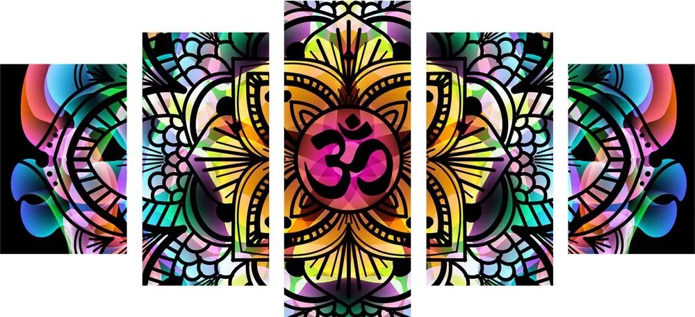 Quadri 5 pezzi – Mandala della salute
