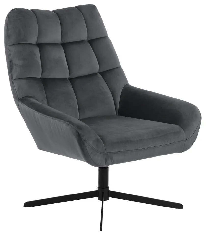 Poltrona grigia girevole Paris – Actona