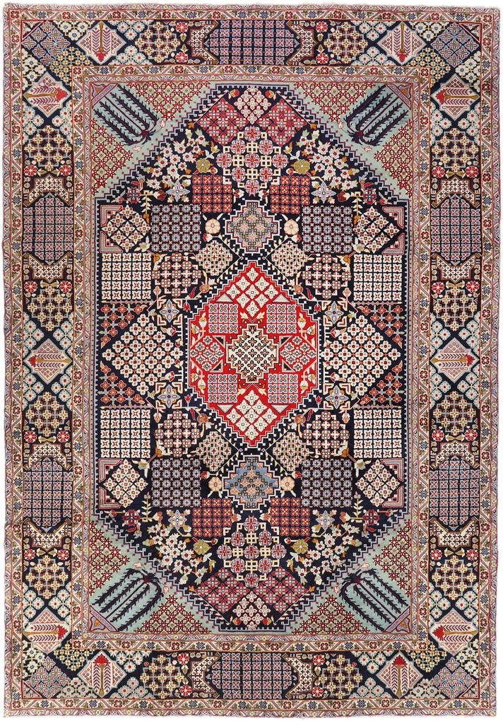 Kashan Tappeto persiano 420x290 (Iran) Annodato A Mano