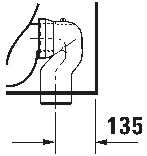Duravit 21150900002 - WC a pavimento D-CODE ceramica/bianco lucido