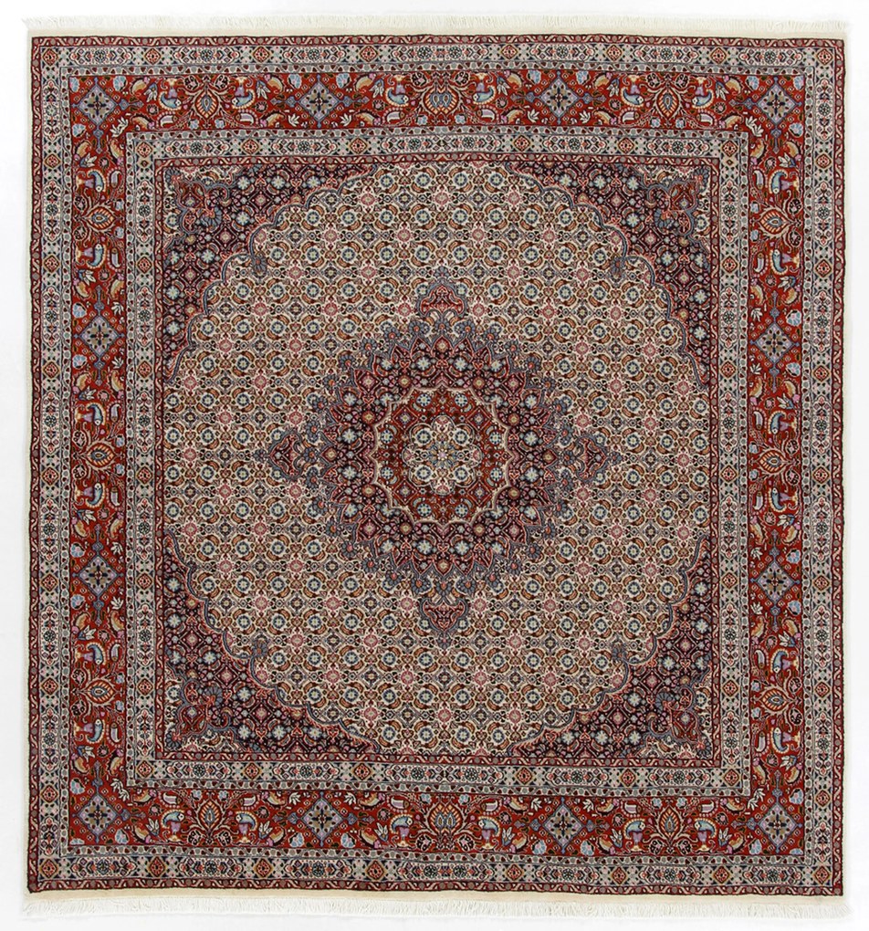 Moud Tappeto 210 x 190 (Iran) Annodato A Mano