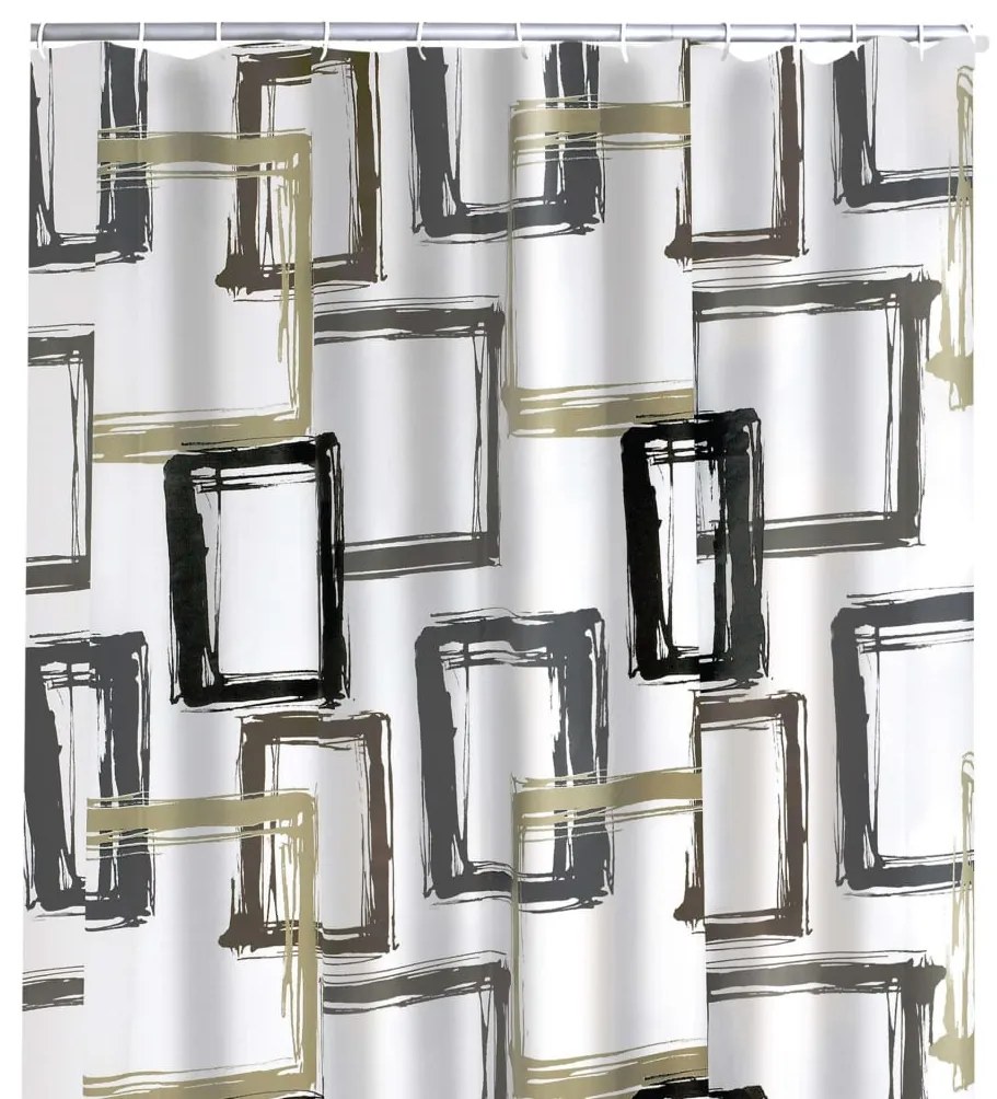 Tenda Da Doccia Pattern Brown 180x200 Cm /