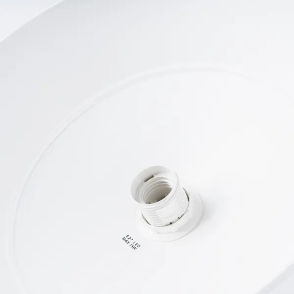 Sollux SL.1321 - Lampadario a sospensione con filo FANO 1xE27/15W/230V diametro 34 cm bianco