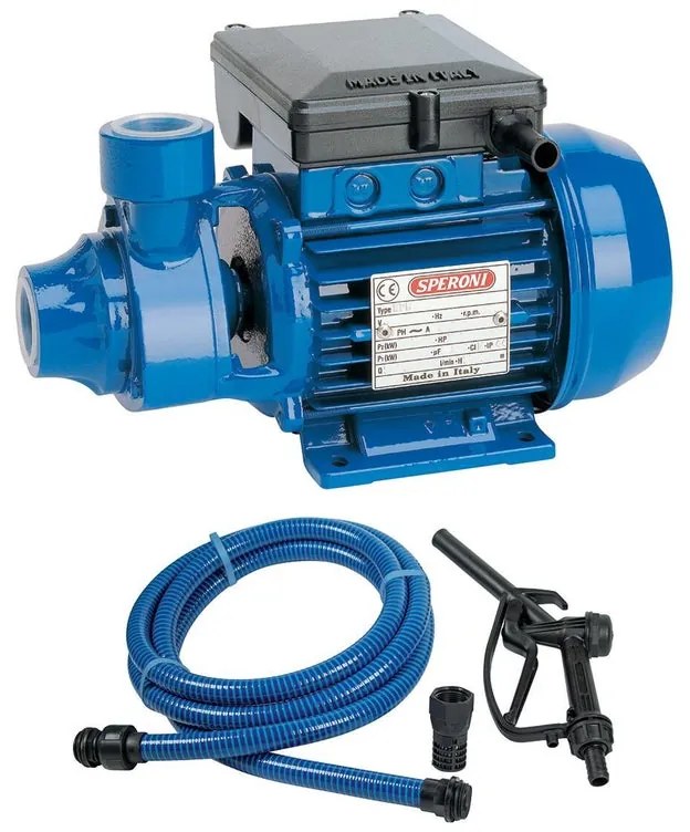 Pompa di superificie con cavo acque chiare centrifugo SPERONI Periferica travaso gasolio 370W 2100 l/h 2100 l/h