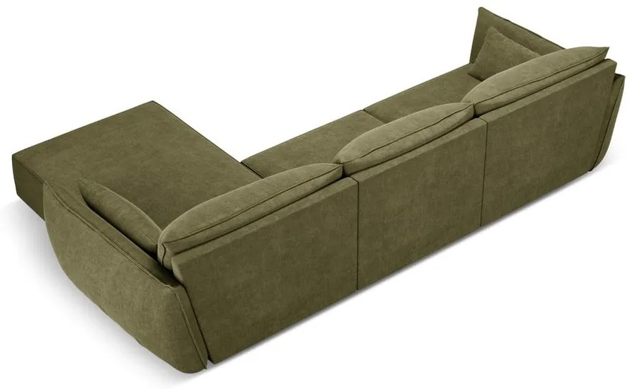 Divano angolare verde (angolo destro) Vanda - Mazzini Sofas