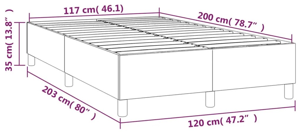 Giroletto a Molle Crema 120x200 cm in Tessuto